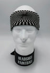 Headshot Headband - Warped Checkerboard