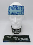 Headshot Headband - Blue Tribal