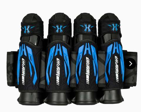 HK Army Zero G 2.0 Harness - Black/Blue - 4+3+4