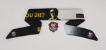 Headshot Headband - But Did You Die B&W